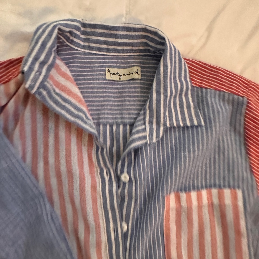 Party Animal Striped Shirt